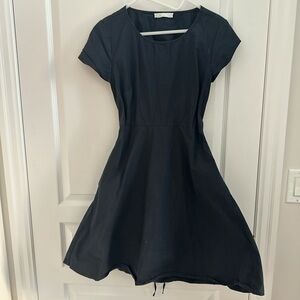 OAK + FORT Black Mini Dress -Small